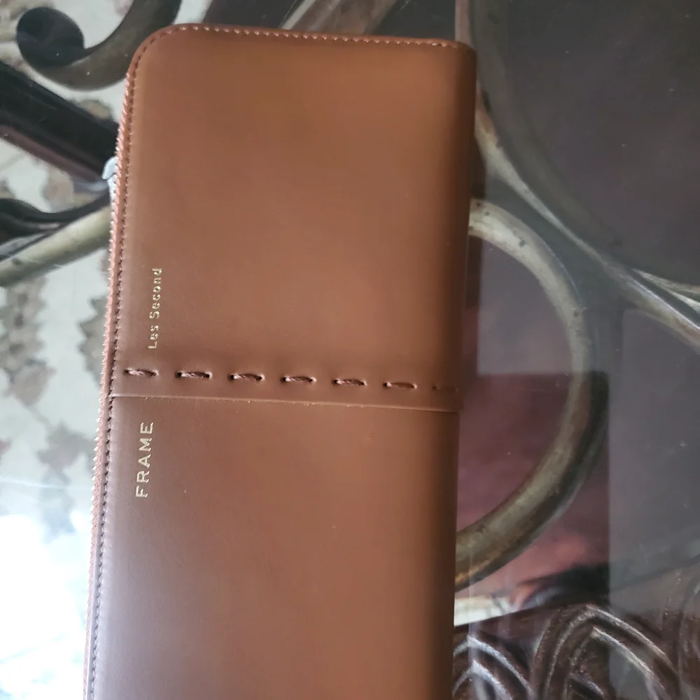 Frame Denim Tan Leather Men's Wallet